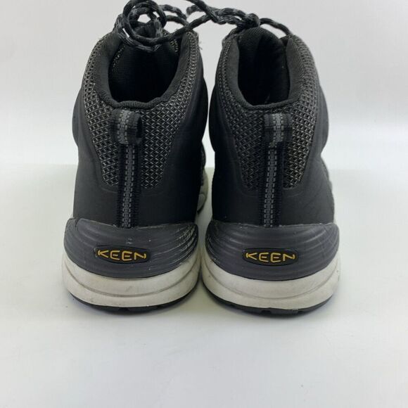 Keen Utility San Antonio Mid Aluminum Toe Work Boot 1018647 Black Silver Men 9EE main image 12